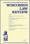 WISCONSIN LAW REVIEW