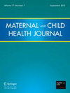 MATERNAL AND CHILD HEALTH JOURNAL