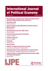 INTERNATIONAL JOURNAL OF POLITICAL ECONOMY
