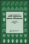 COMMUNICATIONS IN SOIL SCIENCE AND PLANT ANALYSIS