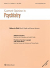CURRENT OPINION IN PSYCHIATRY