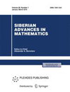 Siberian Advances in Mathematics