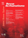 Revue du Rhumatisme (Edition Francaise)