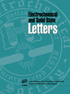 ELECTROCHEMICAL AND SOLID STATE LETTERS