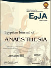 EGYPTIAN JOURNAL OF ANAESTHESIA