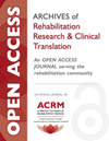 Archives of Rehabilitation Research and Clinical Translation