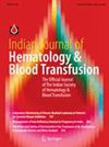 Indian Journal of Hematology and Blood Transfusion