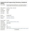 INDUSTRIAL AND ENGINEERING CHEMISTRY-ANALYTICAL EDITION