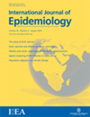 INTERNATIONAL JOURNAL OF EPIDEMIOLOGY
