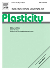 INTERNATIONAL JOURNAL OF PLASTICITY