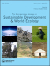 INTERNATIONAL JOURNAL OF SUSTAINABLE DEVELOPMENT AND WORLD ECOLOGY