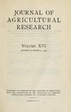 JOURNAL OF AGRICULTURAL RESEARCH