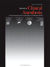 JOURNAL OF CLINICAL ANESTHESIA