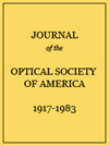 JOURNAL OF THE OPTICAL SOCIETY OF AMERICA AND REVIEW OF SCIENTIFIC INSTRUMENTS