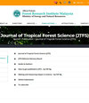 JOURNAL OF TROPICAL FOREST SCIENCE