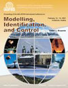MODELING IDENTIFICATION AND CONTROL