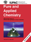 PURE AND APPLIED CHEMISTRY
