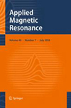 APPLIED MAGNETIC RESONANCE