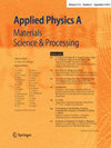 APPLIED PHYSICS A-MATERIALS SCIENCE & PROCESSING