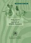 SOUTH AFRICAN JOURNAL OF WILDLIFE RESEARCH