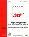 ESAIM-CONTROL OPTIMISATION AND CALCULUS OF VARIATIONS