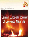 Central European Journal of Energetic Materials