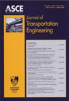 JOURNAL OF TRANSPORTATION ENGINEERING