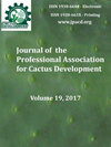 JOURNAL OF THE PROFESSIONAL ASSOCIATION FOR CACTUS DEVELOPMENT